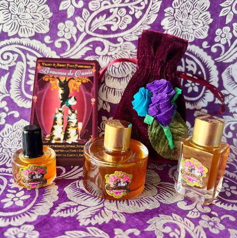 New! Kittylicious Beaumes de Cassis Botanical Organic Perfume