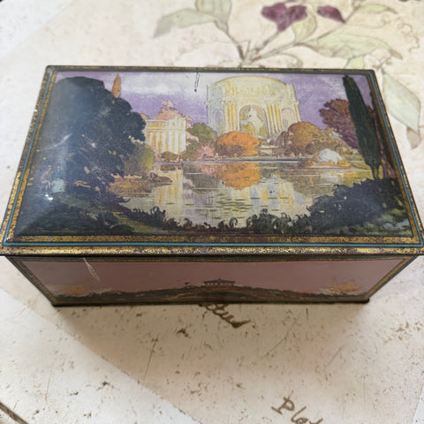 Vintage Davis Perfection Fruitcake tin box