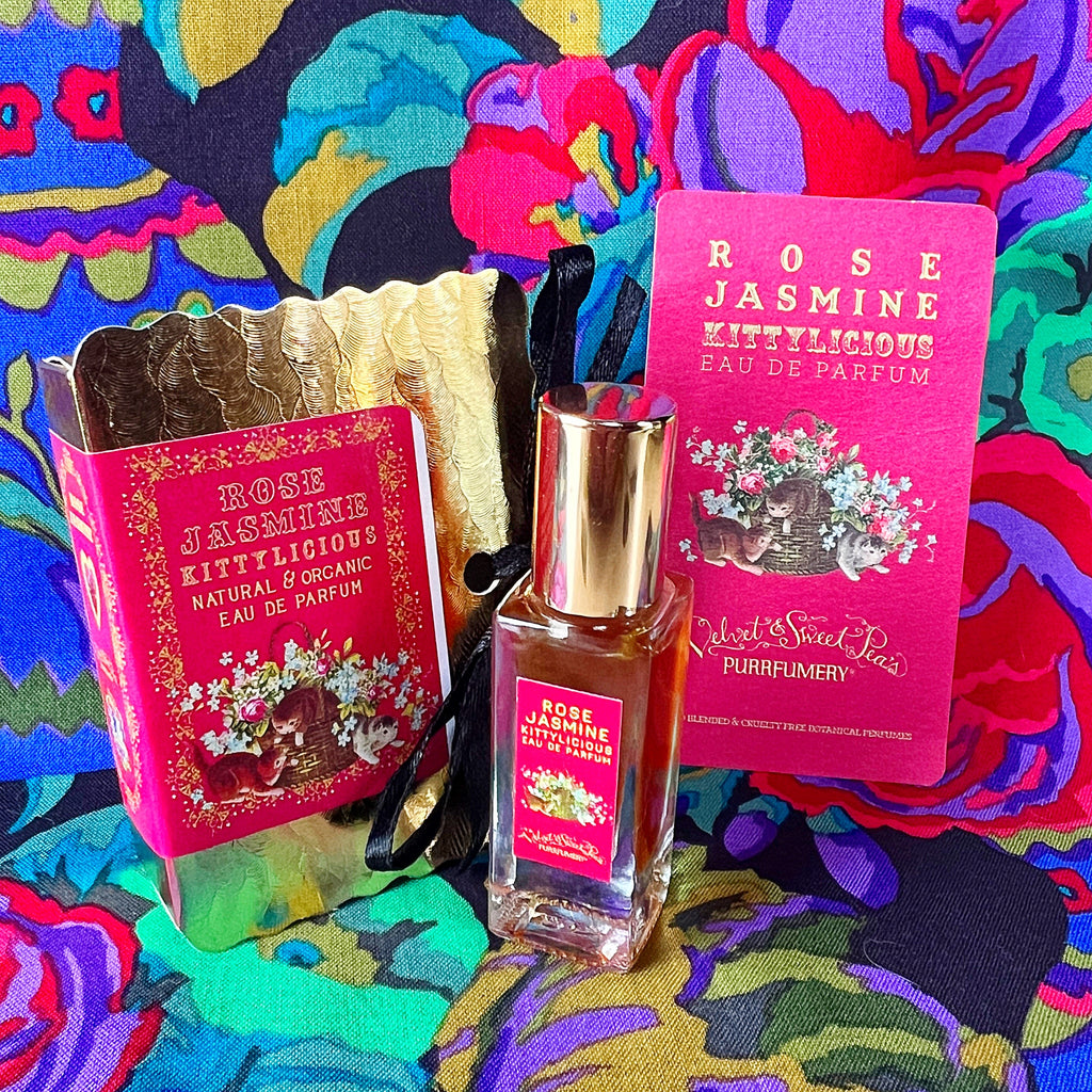 Rose Jasmine Organic Botanical Perfume – Velvet & Sweet Pea's Purrfumery